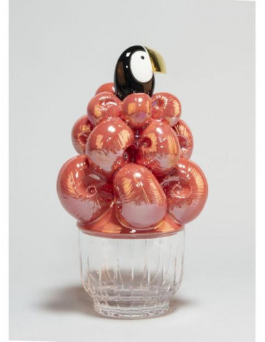 Lladró Secchiello da ghiaccio Toucan. Dorato...