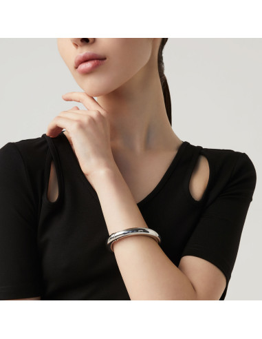 Giovanni Raspini Bangle Silk Grande Argento 925