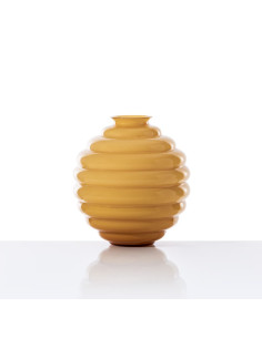 Venini Deco amber vase. Large 2