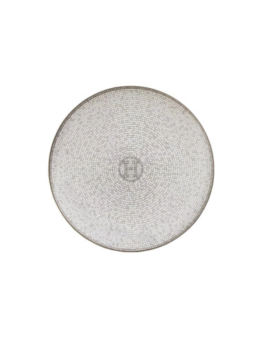Hermès Set 6 piattini Mosaique au 24 platino