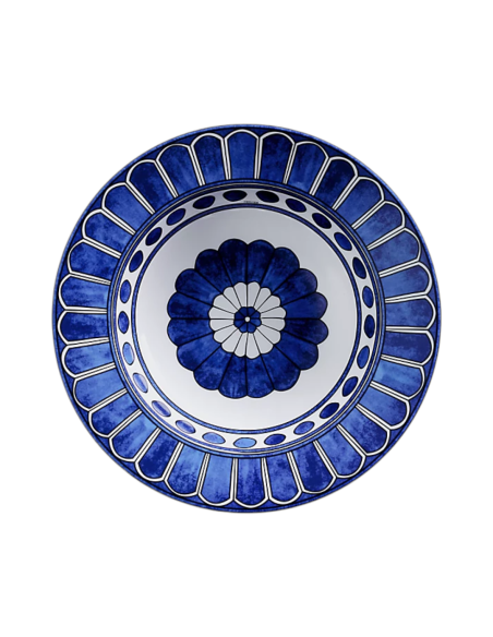 Hermès Piatto pasta Bleus d'ailleurs
