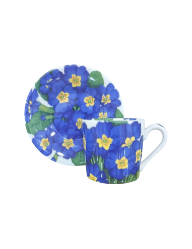 Taitù Set 4 tazze caffè con piattino Flora