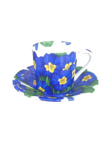 Taitù Set 4 tazze caffè con piattino Flora