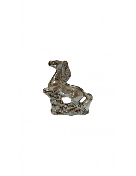 Baccarat Scultura Cavallo. Argento