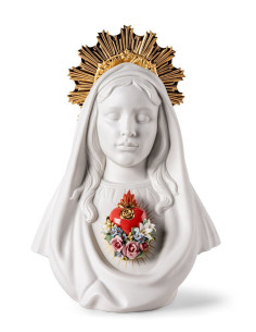 Lladró Scultura Sacro Cuore Immacolato di Maria