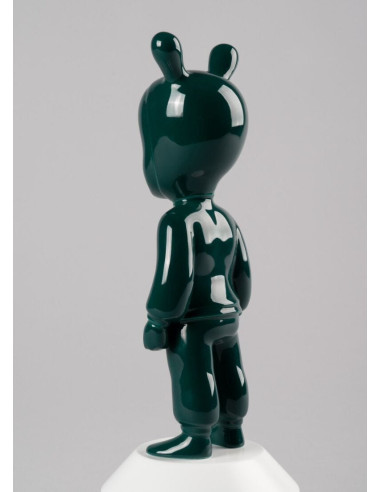 Lladrò The dark green Guest Sculpture. Small model