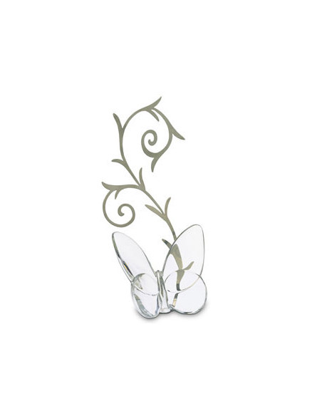 Baccarat Lucky Charm Butterfly Photo Holder