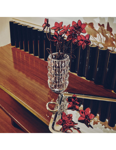 Baccarat Flower Bloom. Red