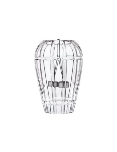 Saint Louis En Cage Candlel holder. Clear