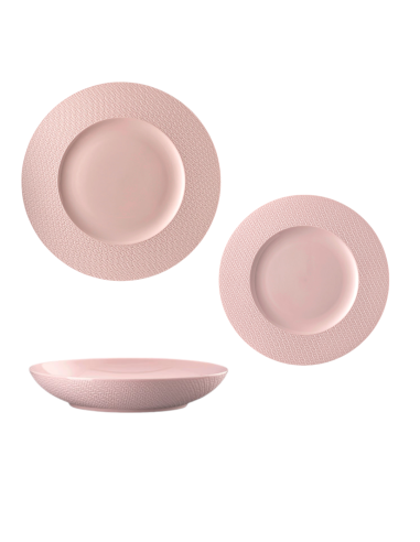 Rosenthal Kumi rose tone table set for 6