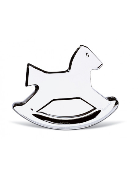 Baccarat Scultura Cavallo a dondolo