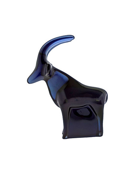 Baccarat Scultura Antilope Arca di Noè midnight by Loet Vanderveen