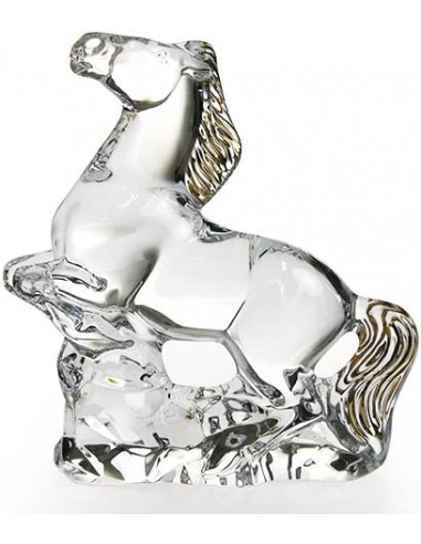 Baccarat Scultura Cavallo Zodiaco Grand dore