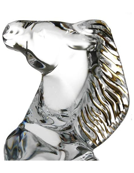 Baccarat Scultura Cavallo Zodiaco Grand dore