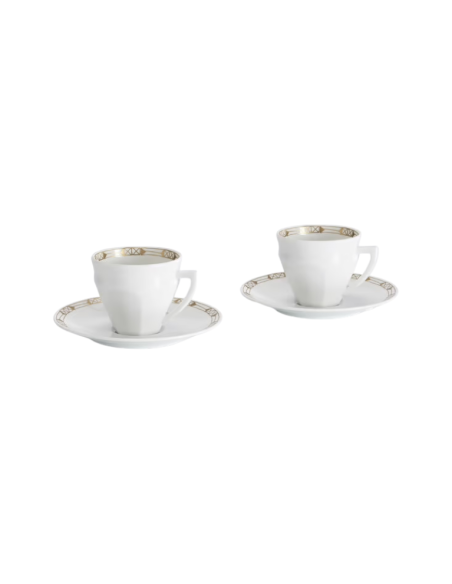 Baccarat Talleyrand Tea Cups & Saucers (x6)