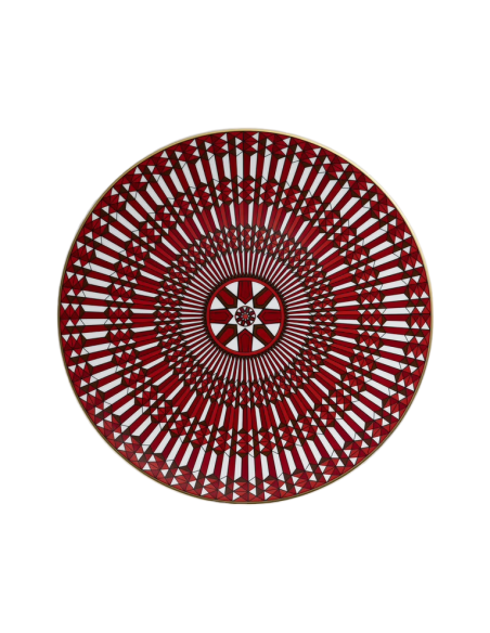 Baccarat Piatto Arcadia Rossa