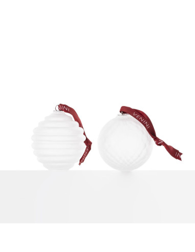 Venini Iconic Wishes set Christmas baubles