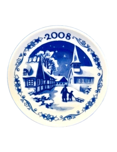 Royal Copenhagen Christmas Plaque 2008 Reersø...