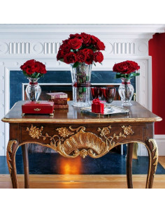 Baccarat Vaso Harcourt Balustre rosso 2