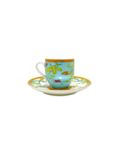 Hermès La Siesta Island coffee cup and saucer