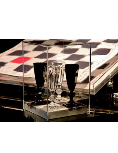 Baccarat Set 4 flute Harcourt Jeu De Dames by Philippe Starck