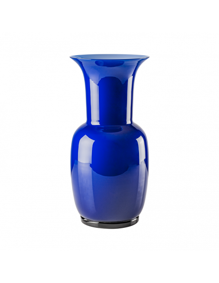 Venini Opalino vase sapphire
