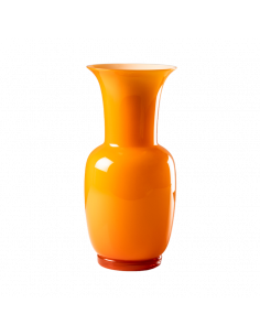 Venini Opalini orange vase