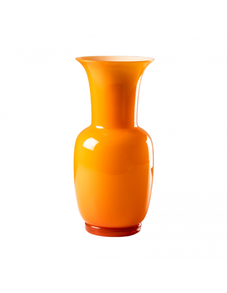 Venini Opalini orange vase