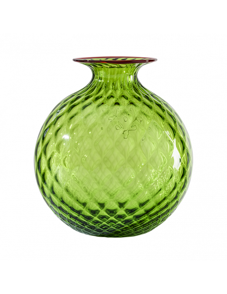 Venini Balloton Monofiori vase green