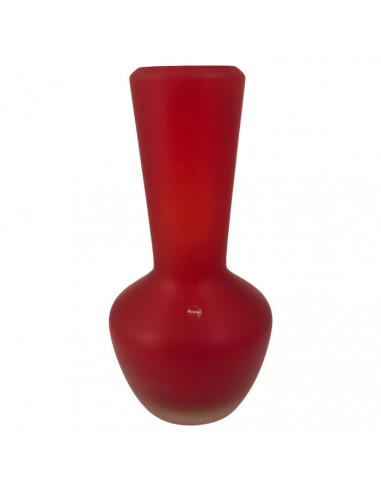 Venini Vaso Shantung Rosso