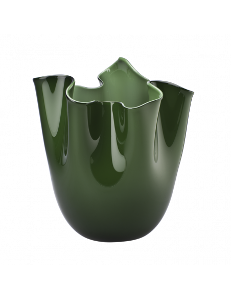 Venini Vaso Fazzoletto Grande Verde mela
