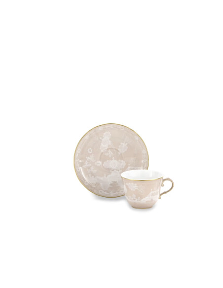 Ginori 1735 Oriente Italiano Meringa coffee cups and saucers set of 6