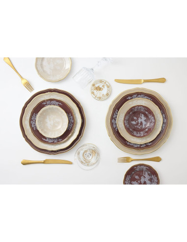 Ginori 1735 Oriente Italiano Castagna table set...