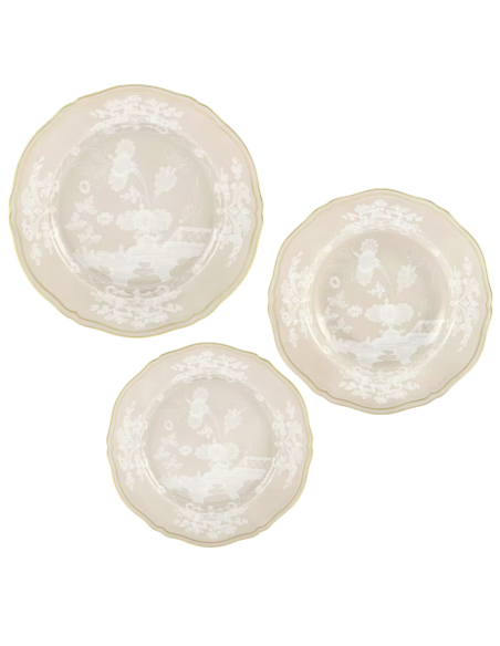 Ginori 1735 Servizio 18 piatti Oriente Italiano Meringa