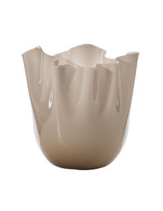Vaso Venini Fazzoletto Grande Moka