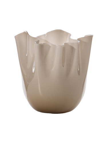 Venini Vaso Fazzoletto Medio Moka