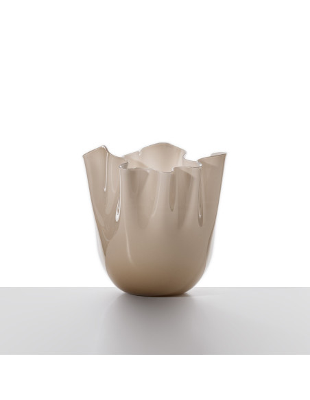 Venini Vaso Fazzoletto Medio Moka