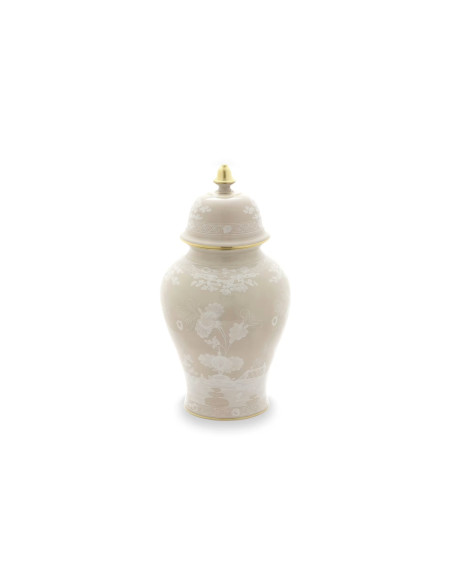 Ginori 1735 Oriente Italiano Meringa large potiche vase