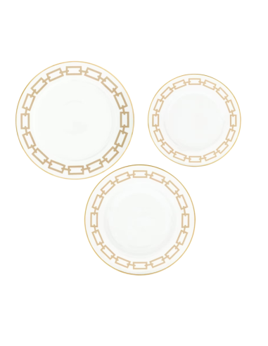 Ginori 1735 Catene Cachemire table set of 6