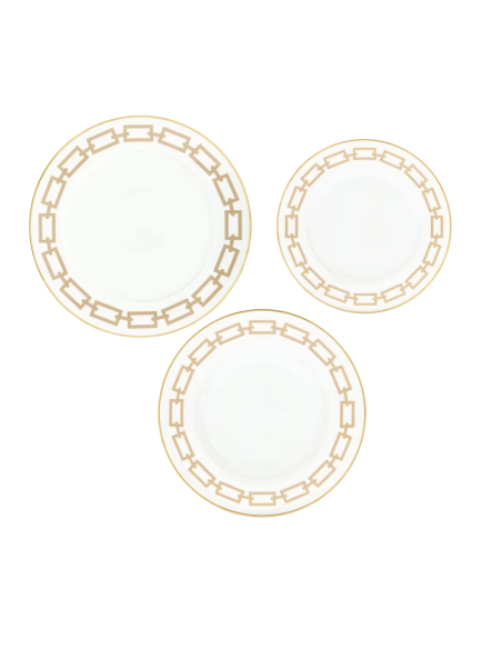 Ginori 1735 Catene Cachemire table set of 6