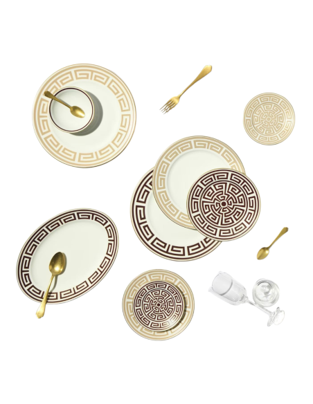 Ginori 1735 Set 18 piatti Labirinto Cachemire