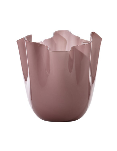 Venini Fazzoletto Amethyst vase. Large