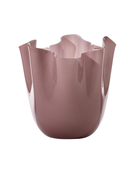 Venini Fazzoletto Amethyst vase. Large