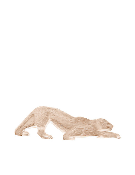 Lalique Zeila Panther Large Gold Sculpture