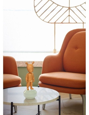 The orange Guest Sculpture. Small model