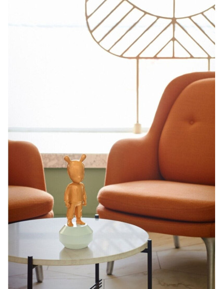 The orange Guest Sculpture. Small model