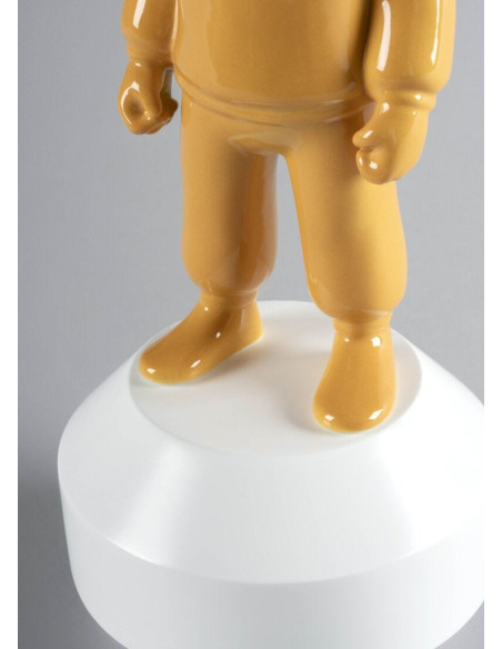 The orange Guest Sculpture. Small model