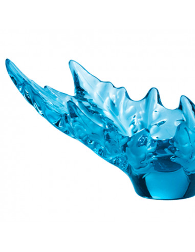 Lalique Champs-Élysées small bowl. Blue