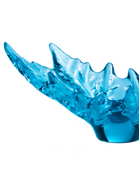 Lalique Champs-Élysées small bowl. Blue