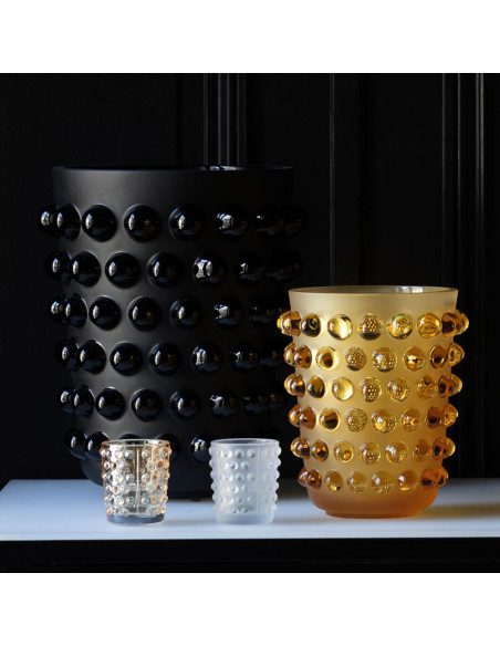 Lalique Mossi votive. Gold